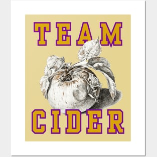 Team Cider! Classic Purple and Gold Style Posters and Art